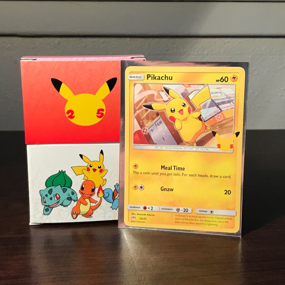 McDonalds 25th Anniversary Pokemon Set